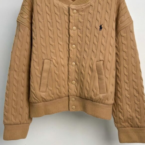 Polo Ralph Lauren Pilot jacket knitted women's cotton coat - Picture 4 of 8